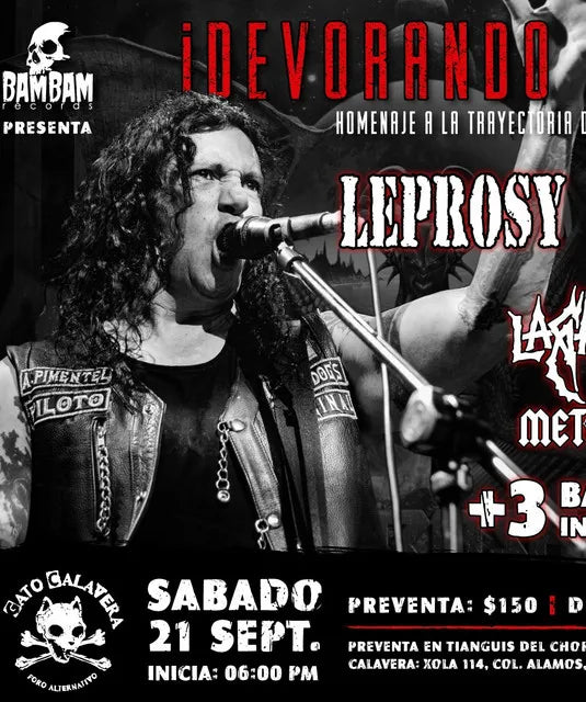 Leprosy featured in a blog about vinyl records and discography